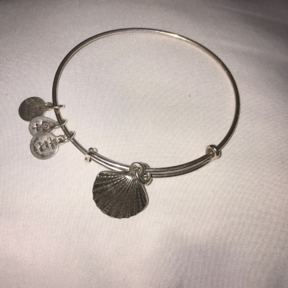 Alex and Ani Seashell Charm Bangle